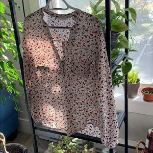 LUSH | Tunic Blouse with V-neck